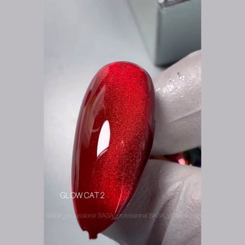 SAGA Гель лак GLOW CAT №02, 9мл
