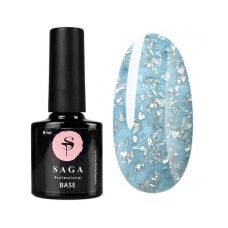 База с поталью Saga Professional Leaf Base 01, голубая 8 мл