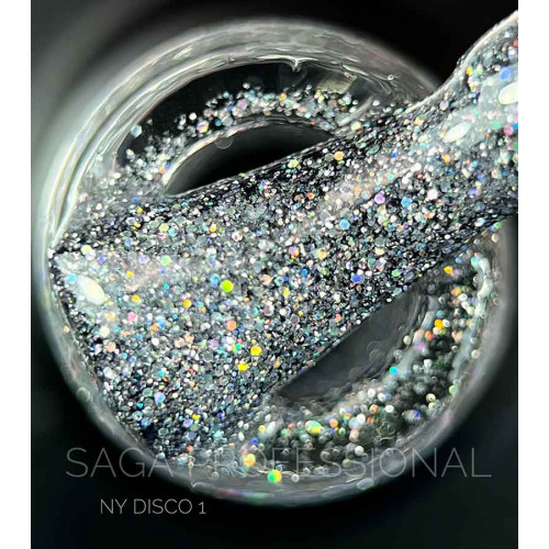 Saga гель-лак NY DISCO №01, 9мл