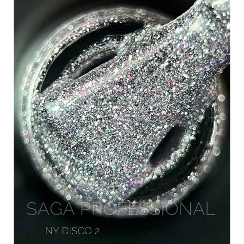 Saga гель-лак NY DISCO №02, 9мл