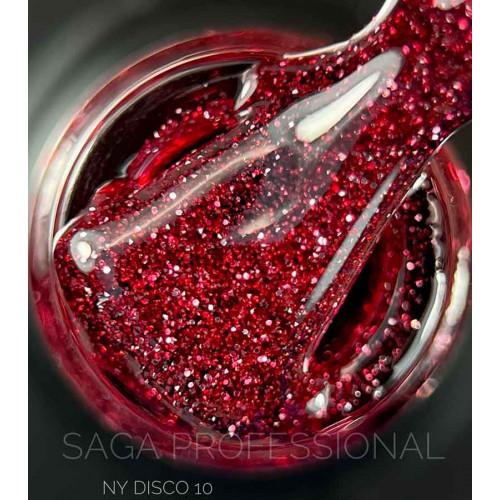 Saga гель-лак NY DISCO №10, 9мл