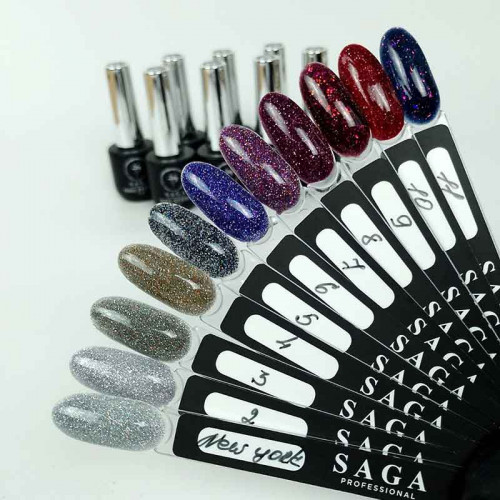 Saga гель-лак NY DISCO №06, 9мл