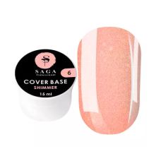Saga Professional Shimmer Base 06, 15 мл