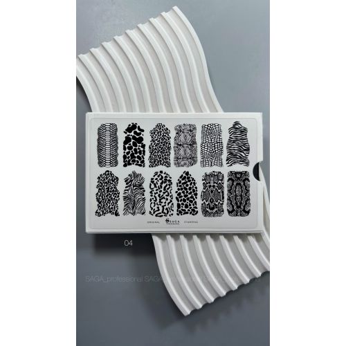 СТЕМПІНГ ПЛАСТИНА SAGA №04 "Skin"