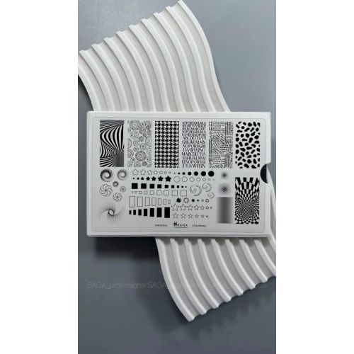 PŁYTKA DO STEMPLI SAGA №08 "Druk"