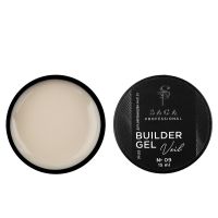 Гель Saga Builder Gel Veil №09, 15 мл