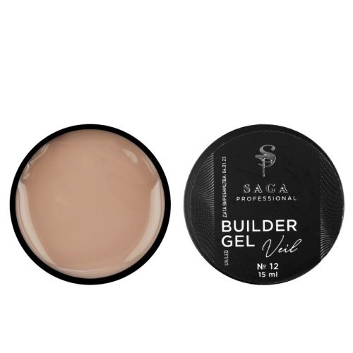 Гель Saga Builder Gel Veil №12, 15 мл