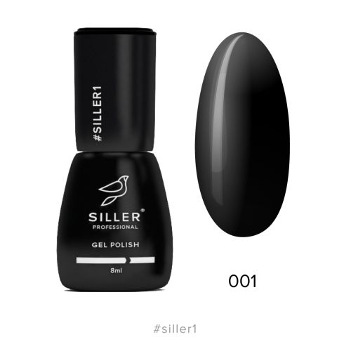 Гель-лак Siller №1, чорний
