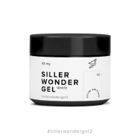 Гель Siller Wonder Gel № 002 білий, 30 мл