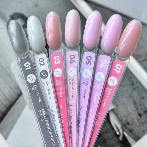 Гель Siller Wonder Gel № 002 білий, 30 мл