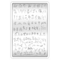 Пластина для стемпінгу TakiDa №05 Силуети
