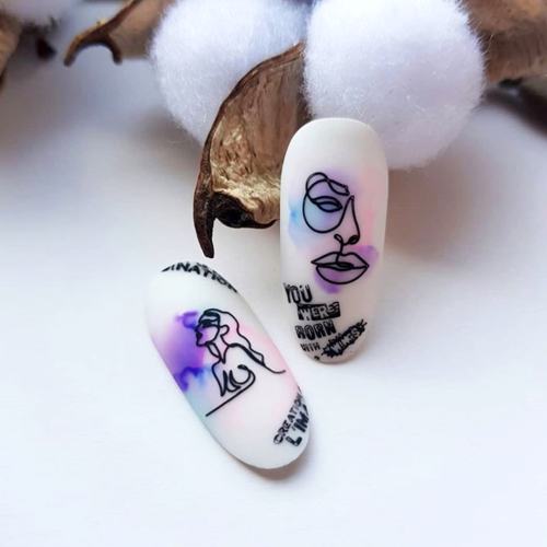 TakiDa stamping plate №05 Silhouettes 