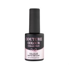 ТОП БАРХАТНЫЙ ДЛЯ ГЕЛЬ-ЛАКА COUTURE COLOUR VELOUR MATTE TOP COAT, 9 МЛ