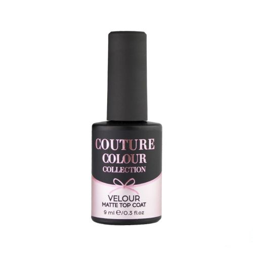 ТОП БАРХАТНЫЙ ДЛЯ ГЕЛЬ-ЛАКА COUTURE COLOUR VELOUR MATTE TOP COAT, 9 МЛ