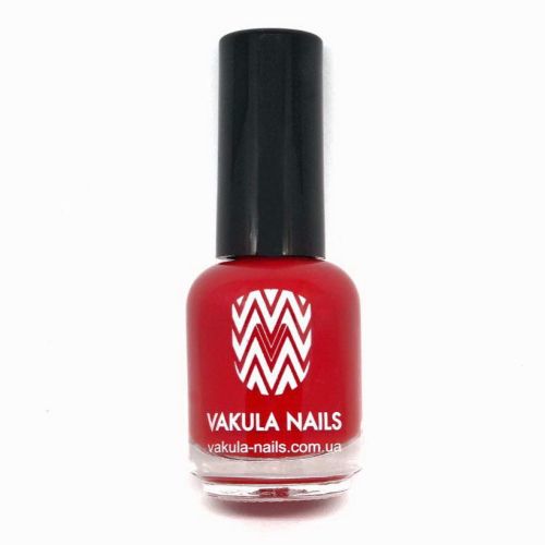 Vakula Nails Лак для стемпинга №05 Красный, 12 мл