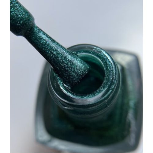 Vakula Nails Лак для стемпинга №21 Зеленый с блестками, 12 мл