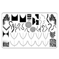 Пластина для стемпінгу №12 ArtStamping & Vakula ФРЕНЧ