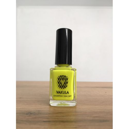 Vakula Nails Лак для стемпинга №10 желтый, 12 мл