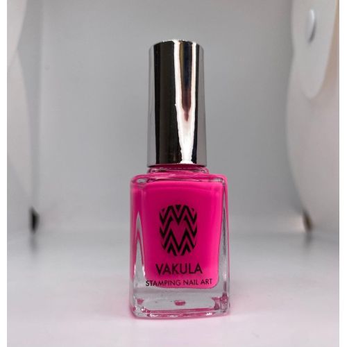 Vakula Nails Лак для стемпинга №12 розовый, 12 мл