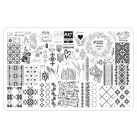 Пластина для стемпінгу Vakula/Вакула 06