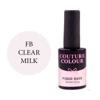 БАЗА ДЛЯ ГЕЛЬ-ЛАКУ COUTURE COLOUR REVITAL FIBER BASE CLEAR MILK, 9 МЛ