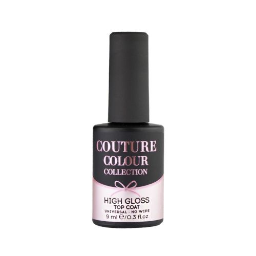 ТОП ДЛЯ ГЕЛЬ-ЛАКУ БЕЗ ЛИПКОГО ШАРУ COUTURE COLOUR HIGH GLOSS TOP COAT, 9 МЛ