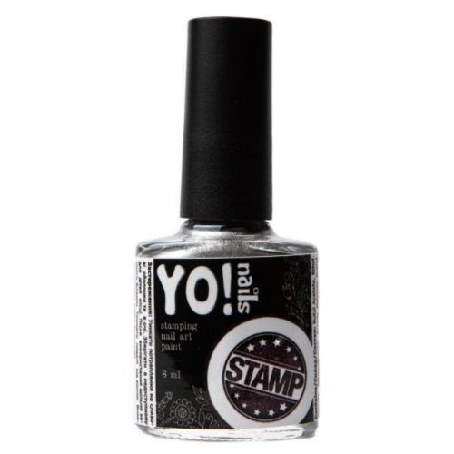 Лак для стемпінгу Yo!Nails 03 срібло, 8 мл
