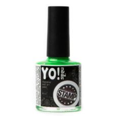 Лак для стемпинга Yo!Nails 14 зеленый, 8 мл