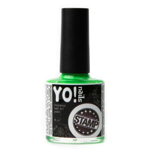Лак для стемпінгу Yo!Nails 14 зелений, 8 мл