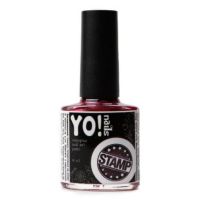 Лак для стемпінгу Yo!Nails 09 червоний, 8 мл