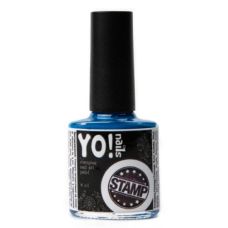 Лак для стемпінгу Yo!Nails 15 синій, 8 мл