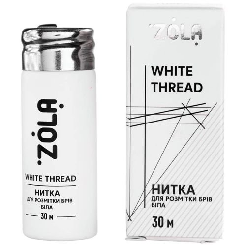 Нитка для разметки бровей Zola белая, 30м
