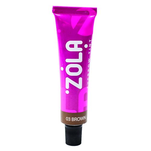 Краска для бровей с коллагеном 03 Brown Zola 15 мл