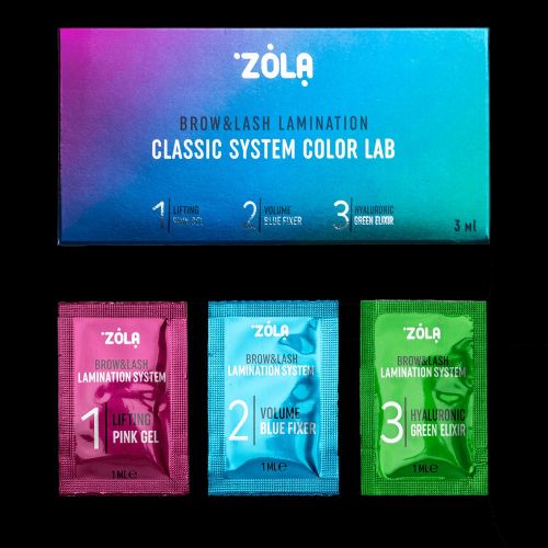 ZOLA Color Lab Набір для ламінування у саше 3 х 1 мл